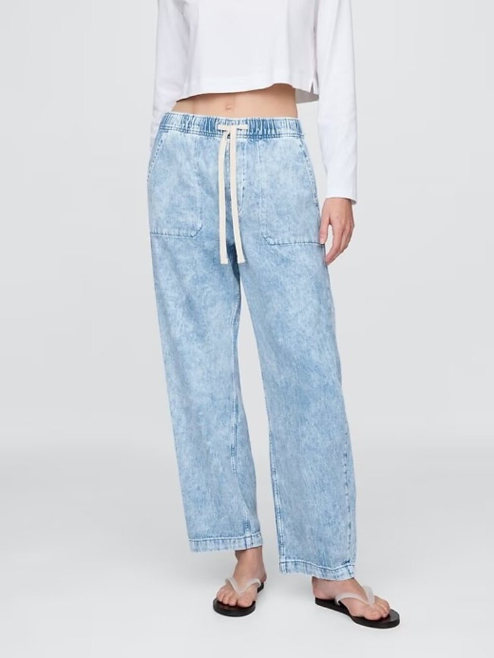 Gap XL High Rise Easy Barrel Jeans